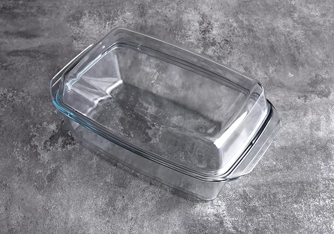 Rectangular Tempered Glass Casserole Dish - Image 6