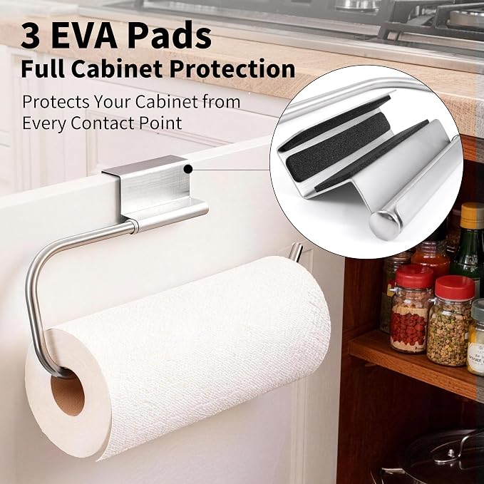 Over Cabinet Door Paper Towel Holder - Image 3