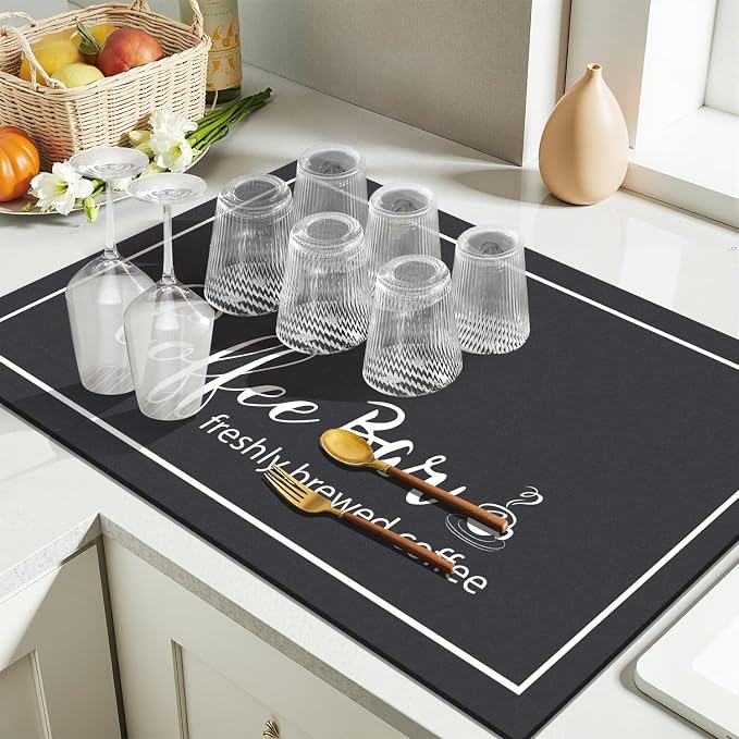 Findosom Dish Drying Mat, Cuttable Drying Mat - Image 7