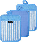 Alselo Silicone Pot Holders Set of 3 Heat Resistant & Non Slip Potholders by Alselo-Enjoyahealthylife