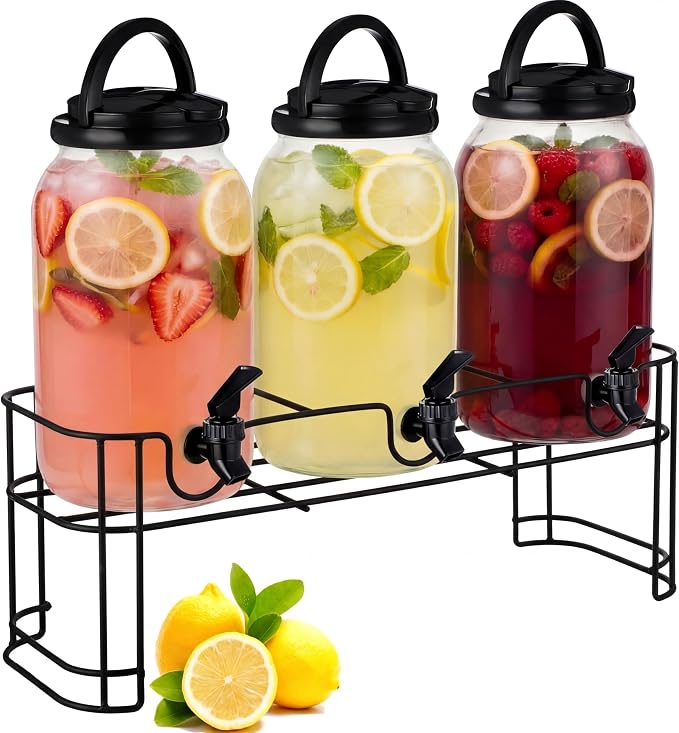 Tanlade 3 Pcs Plastic Drink Dispenser by Tanlade