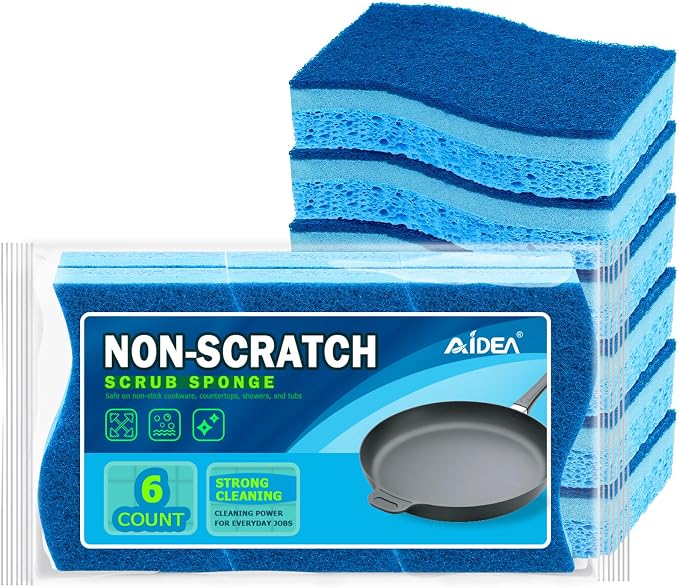 AIDEA Sponges Kitchen, Non-Scratch Scrub Sponge, Sponges by AIDEAHOME