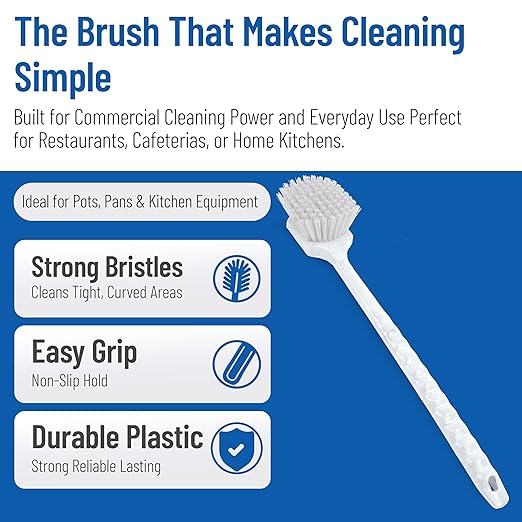 SPARTA 40501EC02 Plastic Large Scrub Brush, Kitchen Brush, Utility Brush - Image 3