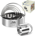 Biscuit Cutter Set for baking 2inch 2.5inch 3inch 3.5inch 4inch 5inch large by MJINGMEI