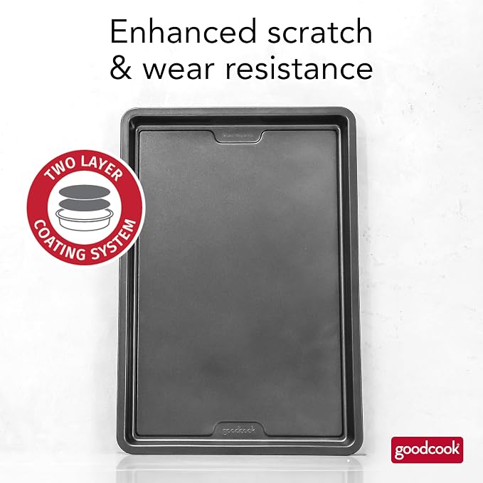 GoodCook PRO Medium Baking Sheet Pan Nonstick Warp & Scratch-Resistant - Image 3