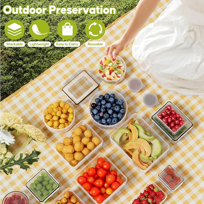 42 PCS Food Storage Containers - Image 7