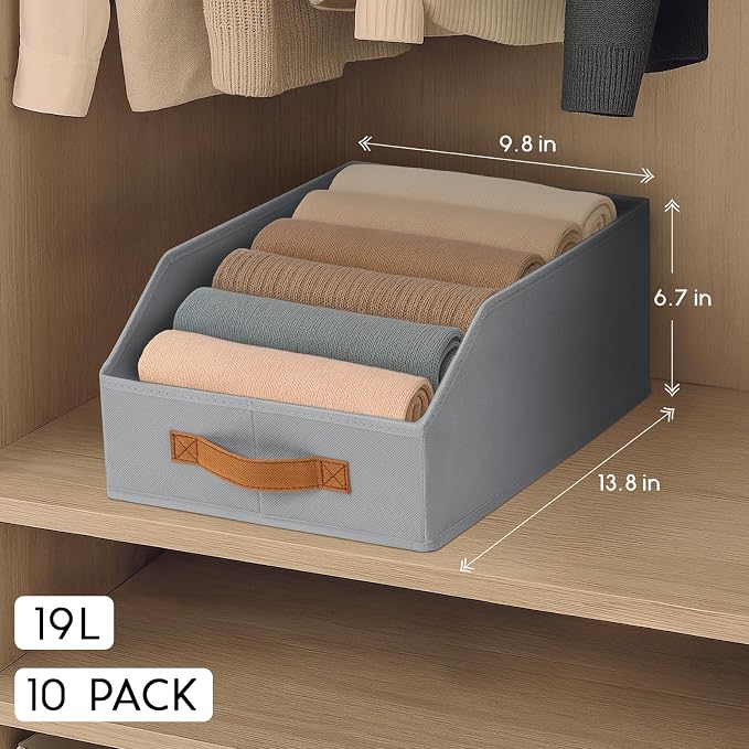 Homsorout Fabric Storage Bins for Organizing - Image 2