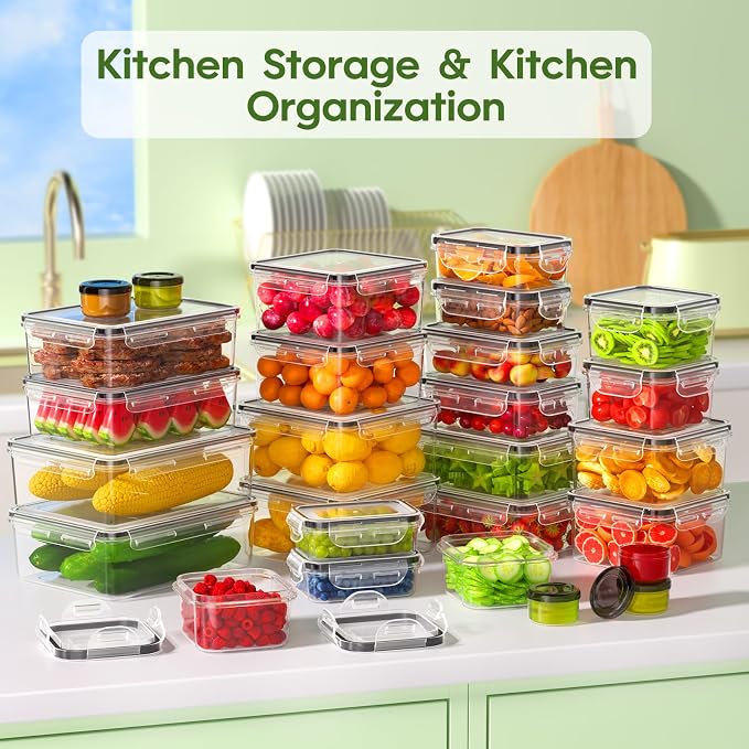 KEMETHY 54-Piece Food Storage Containers - Image 7