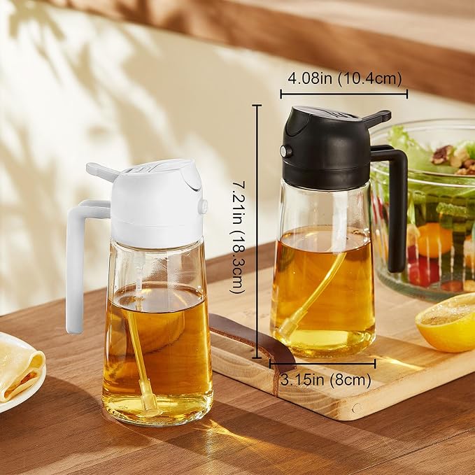 TrendPlain 16oz/470ml Glass Olive Oil Sprayer - Image 5