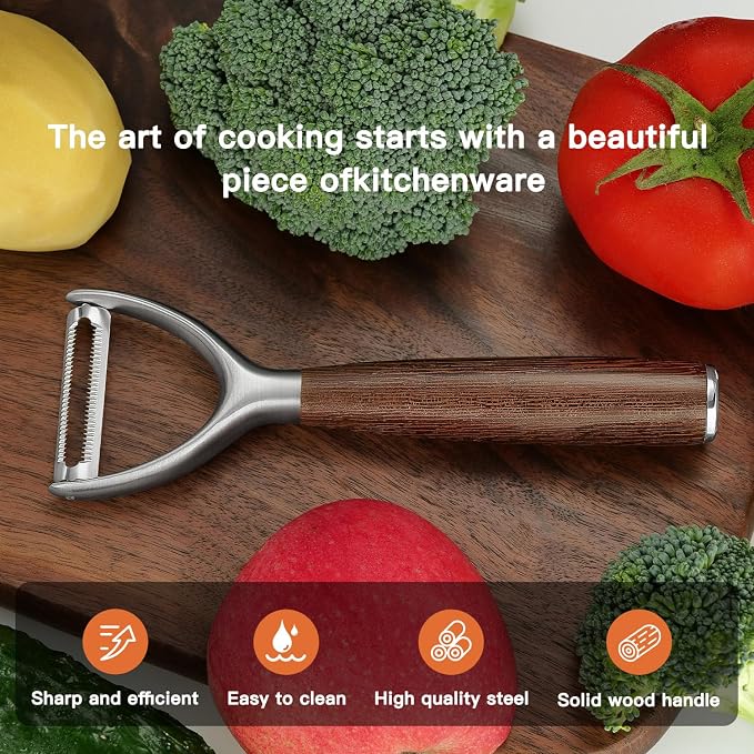 Serrated Blade Premium Y Type 304 Stainless Steel Multifunctional Kitchen - Image 5
