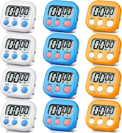 12 Pack Digital Kitchen Timer Magnetic Digital Timer by Unknown