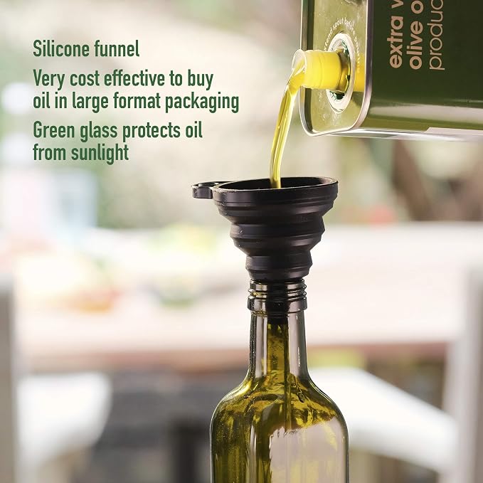 Poura Glass Olive Oil Bottle Drizzler - Image 5