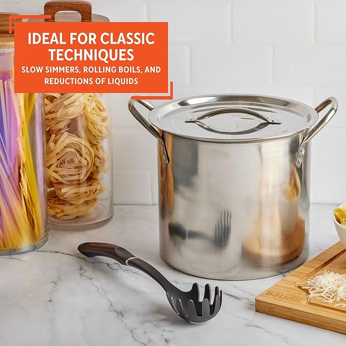IMUSA 16Qt Stainless Steel Stock Pot - Image 6