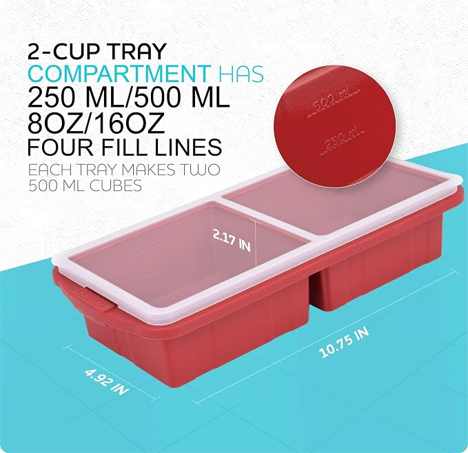 XOMOO Silicone Freezer Tray - Image 4