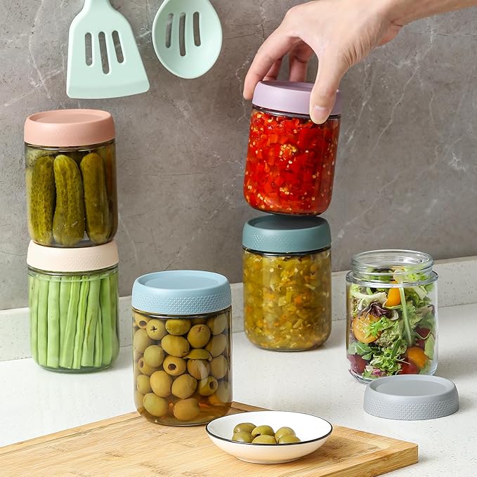 NETANY 6-pack 16 oz Overnight Oats Containers - Image 5