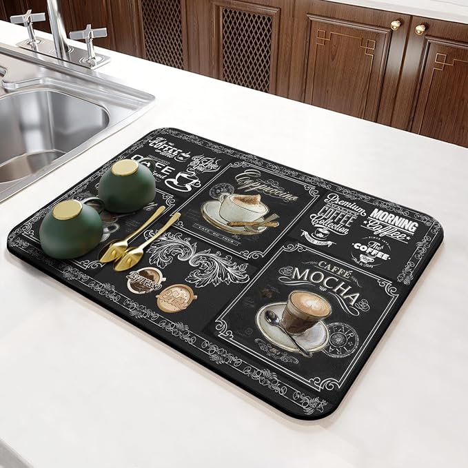 Absorbent Coffee Bar Mat - Image 4