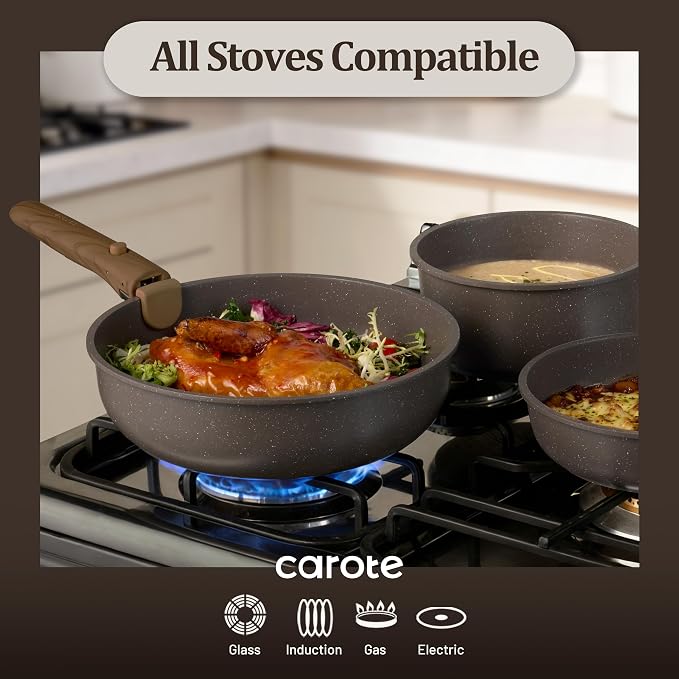 CAROTE 21PCS Pots and Pans Set Non Stick - Image 5