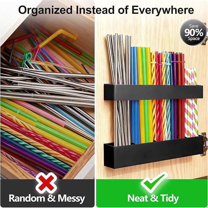 9.5” Large Acrylic Straw Holder - Image 5