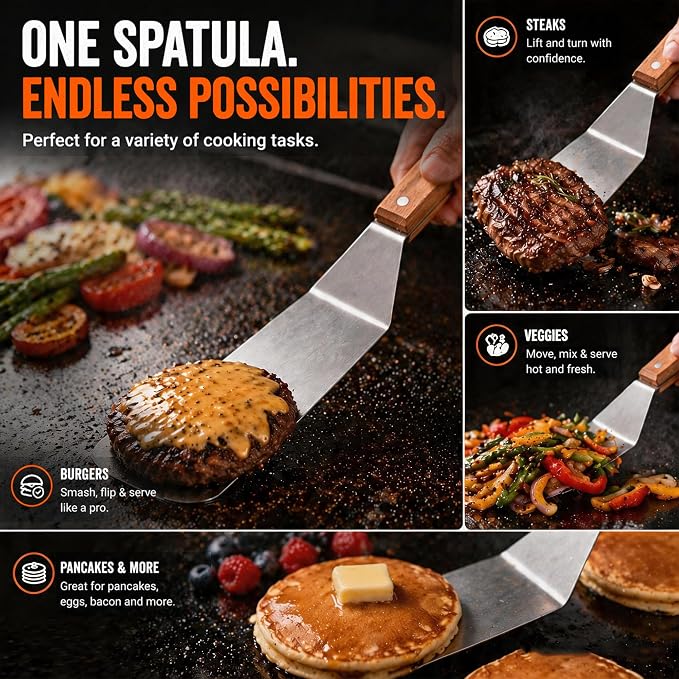 Medium Grill Spatula – Metal Spatula - Image 5