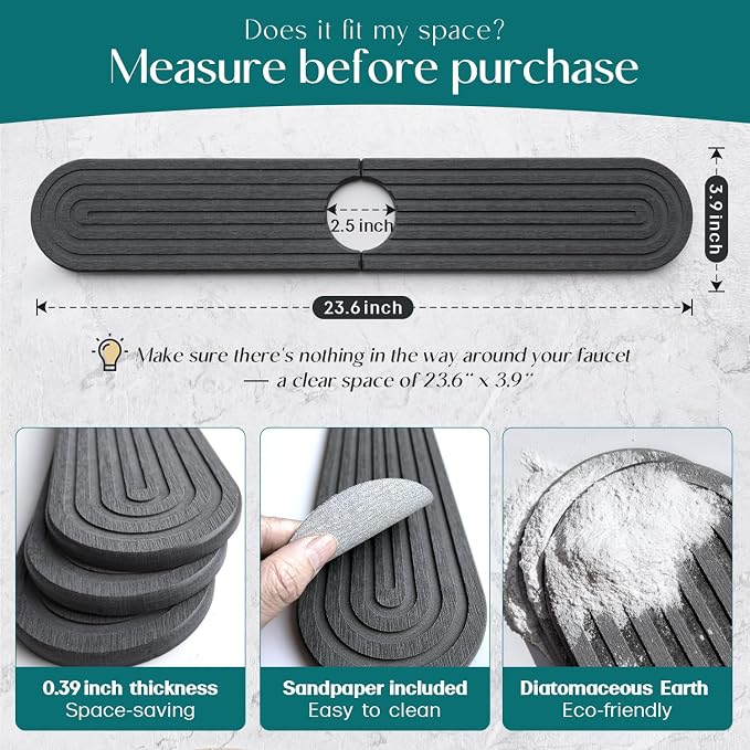 Diatomite Sink Splash Guard - Image 3