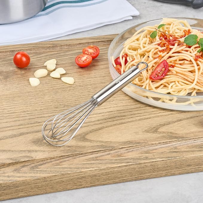 Restaurantware 7 in Stainless Steel Wire Whisk - Image 3