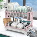 B-Land Dish Drying Rack, 2 Tier Dish Racks by B-Land