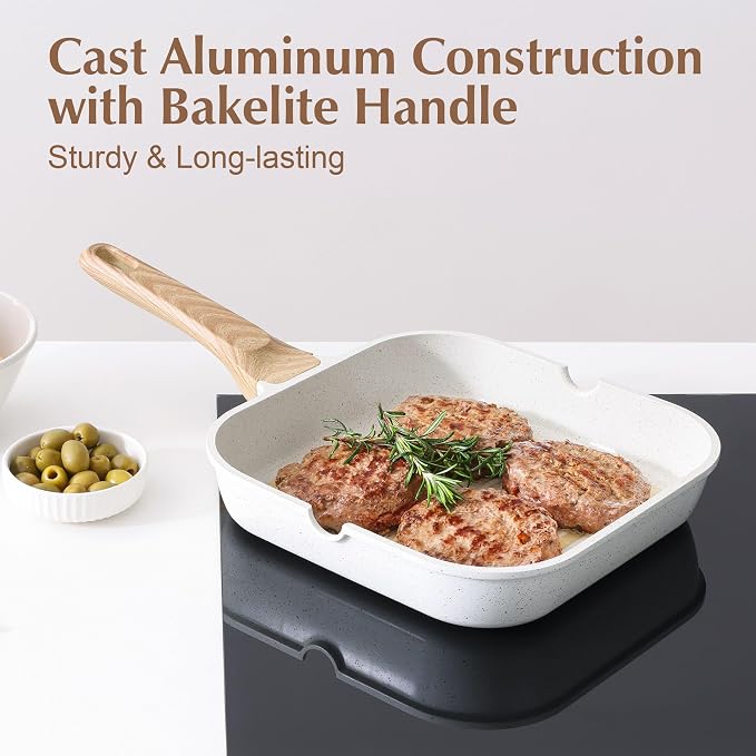 SENSARTE Nonstick Ceramic Grill Pan - Image 8
