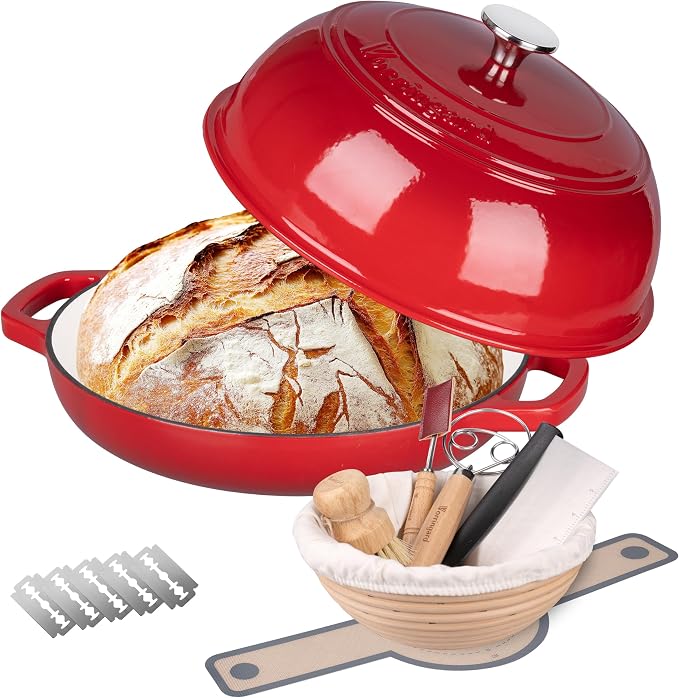 VORRINGARD Enameled Cast Iron Dutch Oven Pot by Unknown