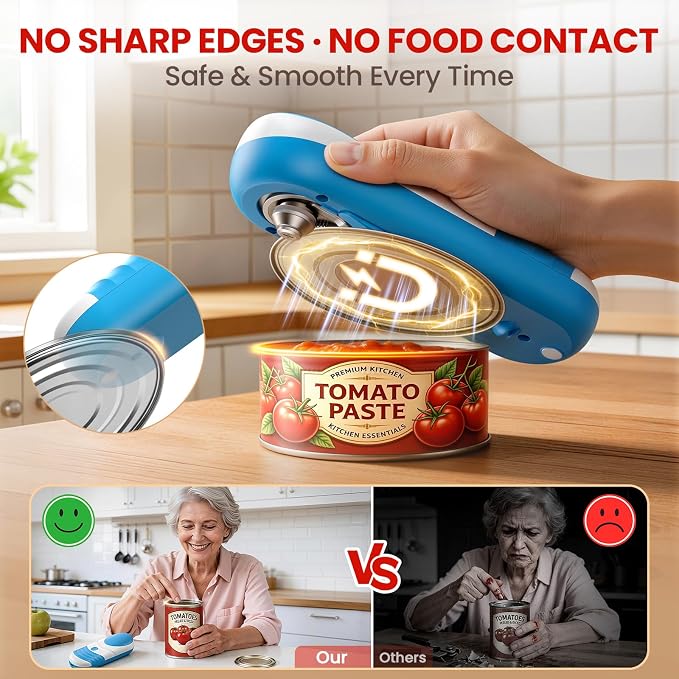 One Touch Electric Can Opener Automatic Can Opener - Image 3