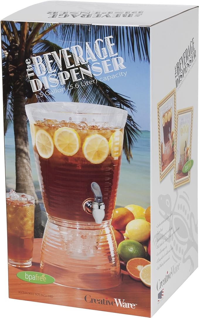 CreativeWare 1.5-Gallon Bark Beverage Dispenser - Image 3