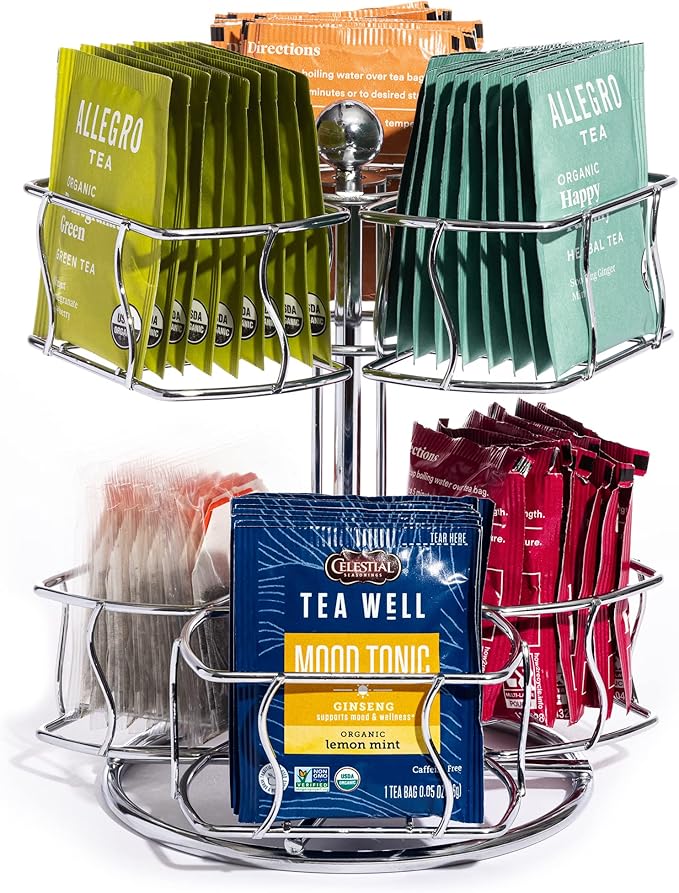 Sorbus Tea Bag Spinning Carousel by Sorbus