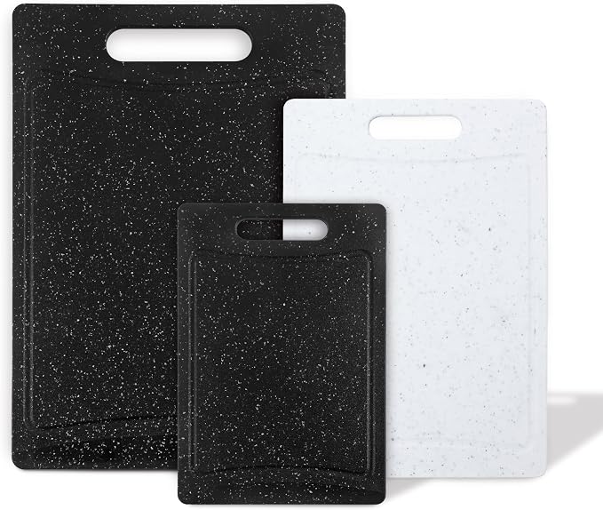 COOK WITH COLOR Non-Slip Cutting Board Set – Kitchen Essentials with Easy Grip - Image 8