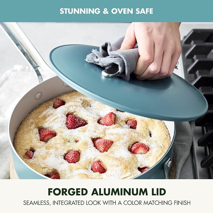 GreenPan Nova 10” Frying Pan Skillet and 4.37QT Sauté Pan - Image 7