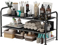 NETEL Under Sink Organizers and Storage, 2 Tier Shelf Under Bathroom Sink by NETELOfficial