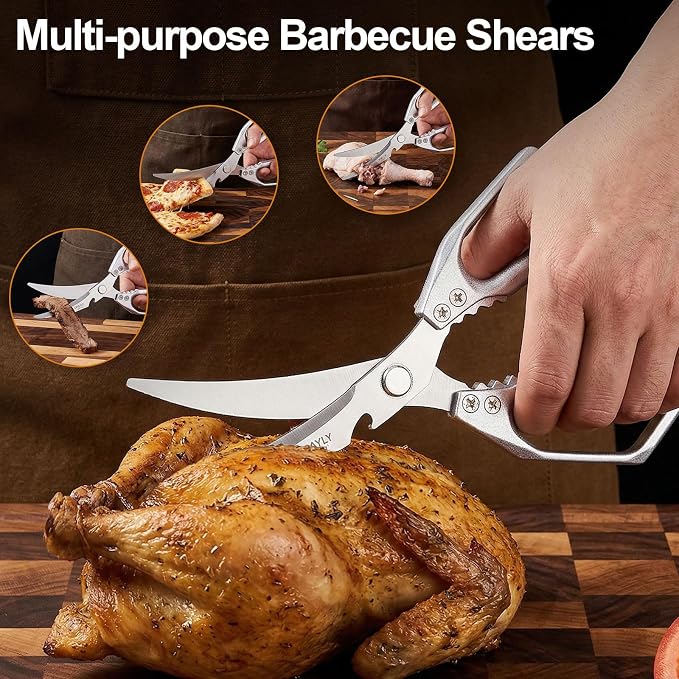 3PCS Heavy Duty Kitchen Scissors Set All Purpose - Image 5