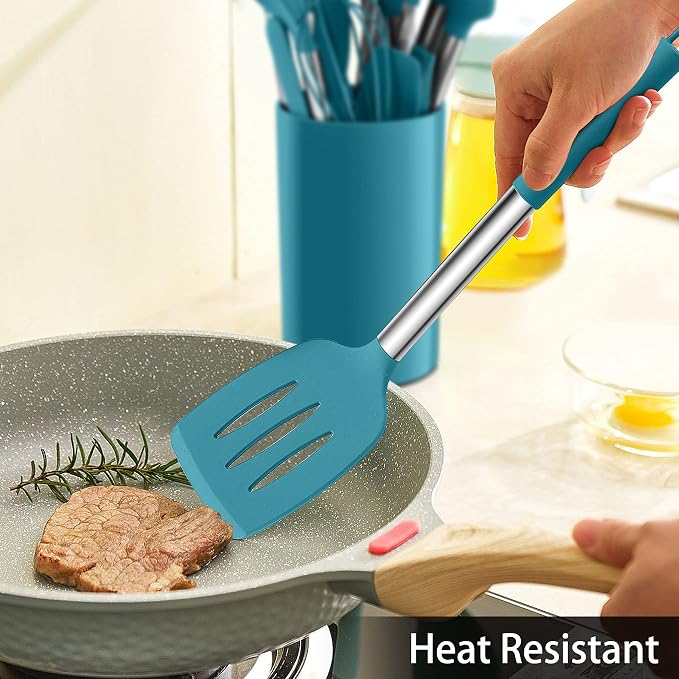 LIANYU 15-Piece Kitchen Cooking Utensils Set - Image 5