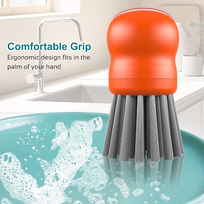 Mini Dish Brush for Cleaning Chicken Shredder, Palm Brush Dish Scrubber - Image 4