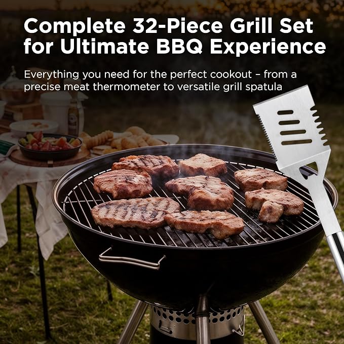 Kaluns 32 Psc Grilling Accessories, Dad Gifts - Image 2