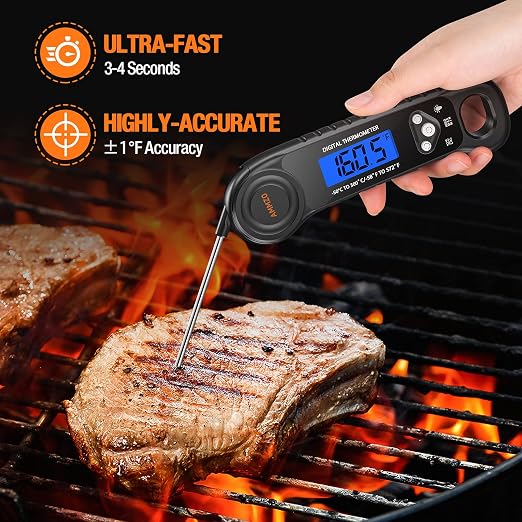 AMMZO Meat Thermometer Digital, Candy Thermometer Food Thermometer Instant Read - Image 4
