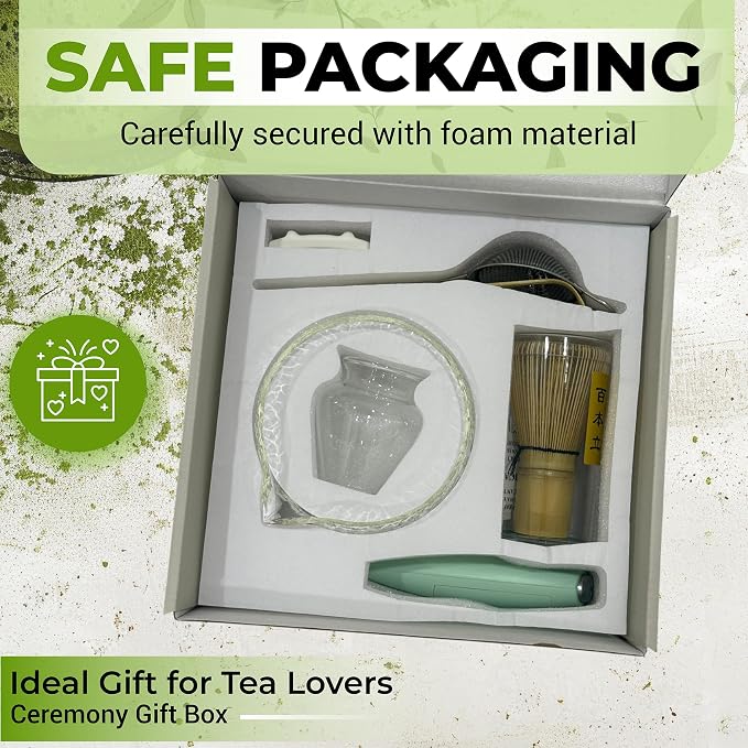 Matcha Whisk Set with Matcha Bowl - Image 6