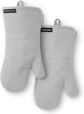 KITCHENAID Gourmet Series Gridlines Oven Mitts 2-Pack Set, Heat Resistant up to by KitchenAid