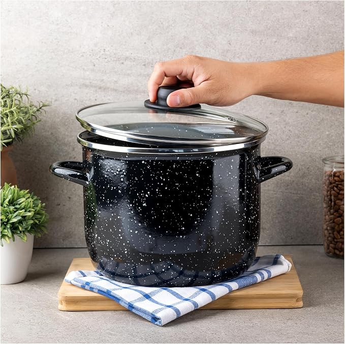 EKCO EOS 8-Quart Speckled Stockpot - Image 8