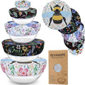5-Size Reusable Beeswax Bowl Covers by Revahope