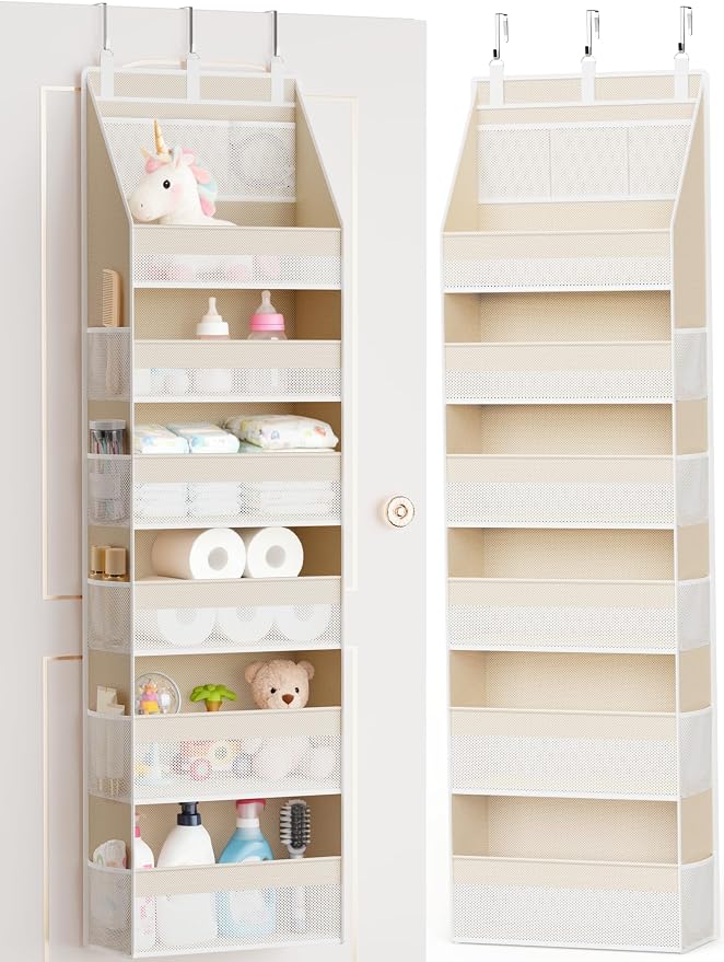 Criusia Over the Door Organizer, 6-Shelf Closet Hanging Storage by Criusia