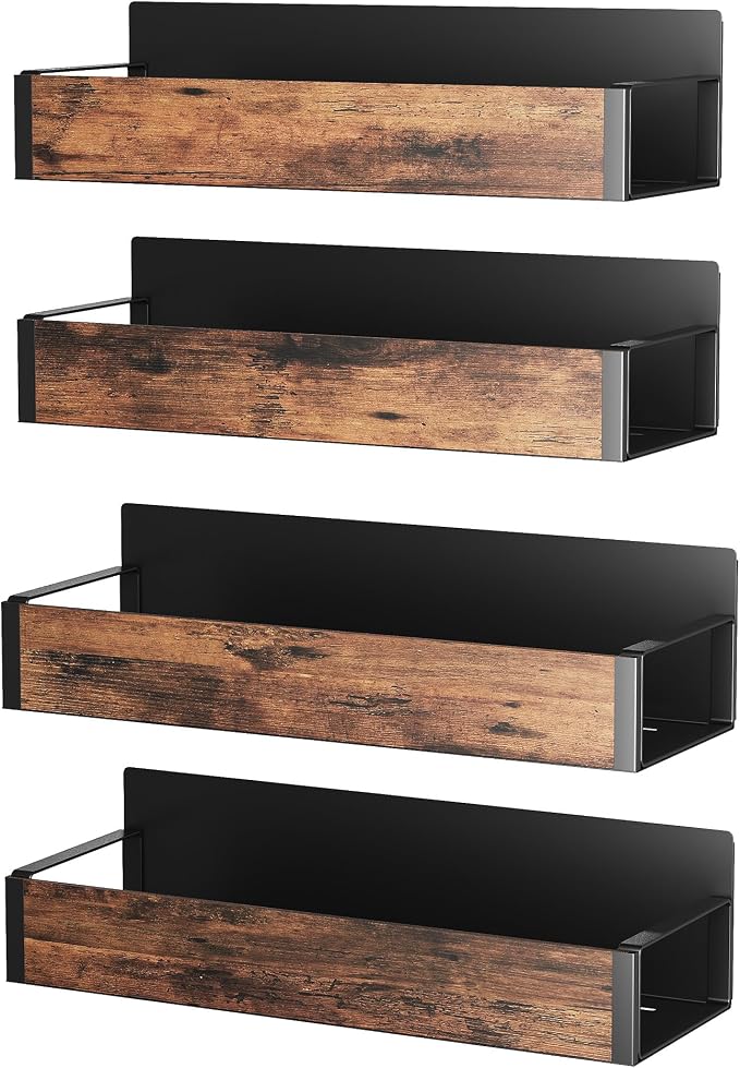 Vetacsion 4 Pack Moveable Fridge Magnetic Spice Racks - Image 7