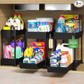 Sevenblue 3 Pack Under Sink Organizers, 2-Tier Multi-Use Kitchen and Bathroom by Sevenblue