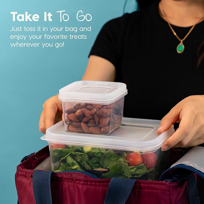 IRIS USA 44 PC Plastic Food Storage Containers - Image 8