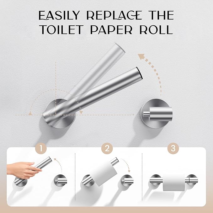 Day Moon™ - Toilet Paper Holder - Modern Roll Holder - Image 3