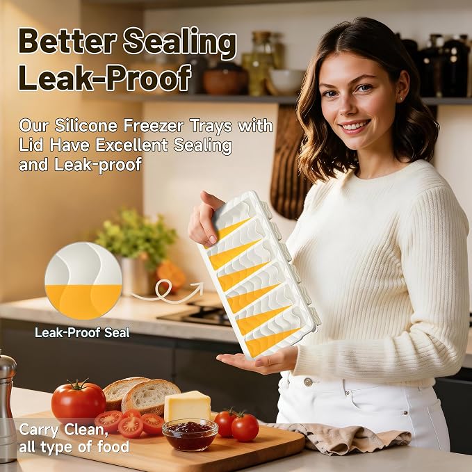 3-Pack Silicone Freezer Trays - Image 3