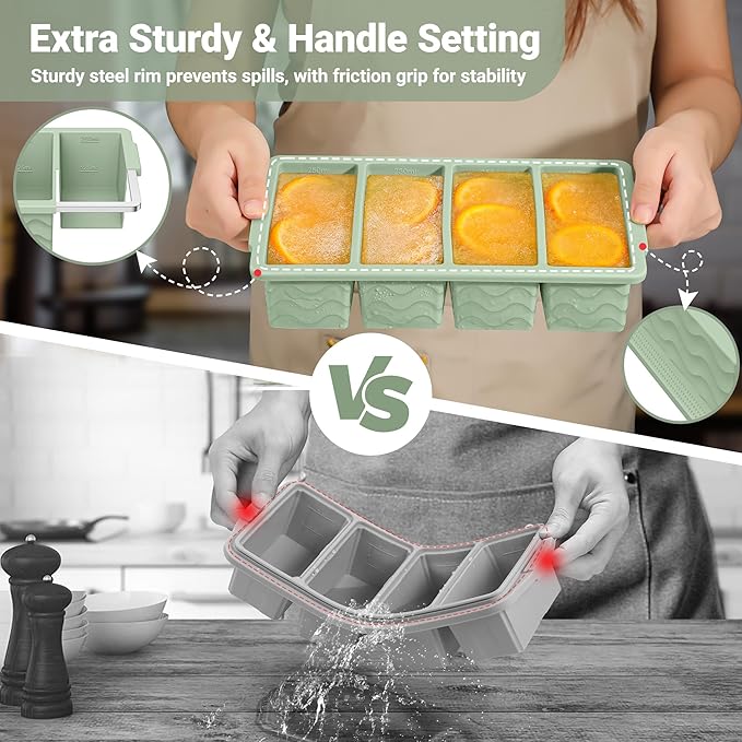 Silicone Freezer Molds for Soup - Image 5